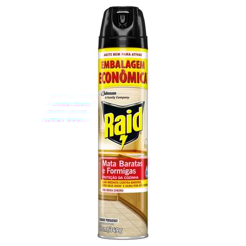 raid mata baratas e formigas tripla ação 420 ml
