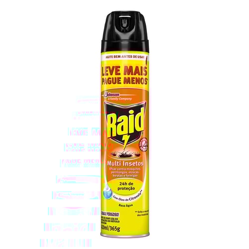 Imagem do produto Raid Multi Insetos Com Óleo De Citronela 420 Ml