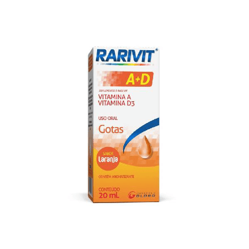 Rarivit A+D Gotas Laranja 20Ml