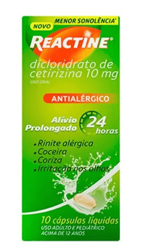 Imagem do produto Reactine 10Mg - 20 Cápsulas Moles