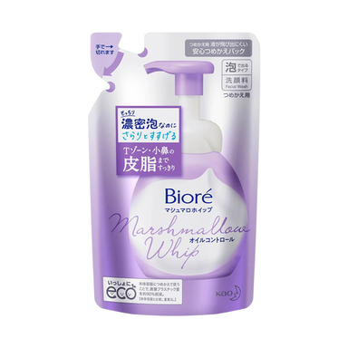 Imagem do produto Refil Espuma De Limpeza Facial Bioré Marshallow Whip Oil Control 130Ml