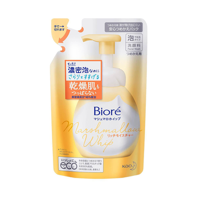 Imagem do produto Refil Espuma De Limpeza Facial Bioré Marshmallow Whip Rich Moist 130Ml