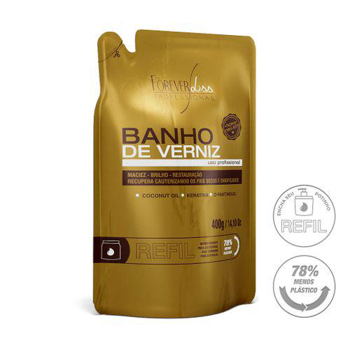 Imagem do produto Refil Máscara Capilar Banho De Verniz Forever Liss 400G