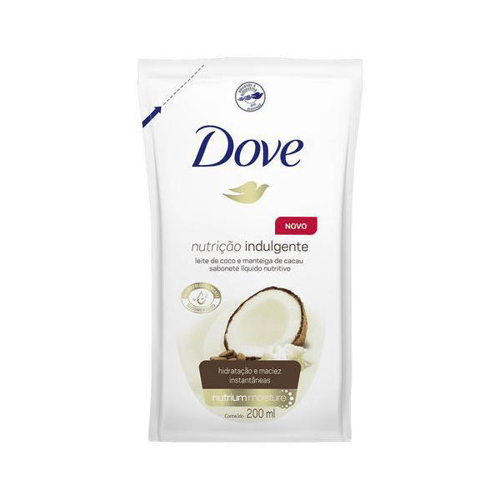 Refil Sabonete Líquido Dove Nutrição Indulgente 200Ml