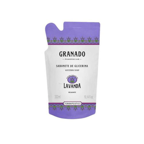 Refil Sabonete Líquido Granado Terrapeutics Lavanda 300Ml