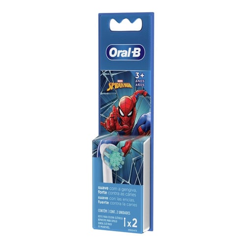 Imagem do produto Refis Para Escova Elétrica Oralb Spiderman 2 Unidades