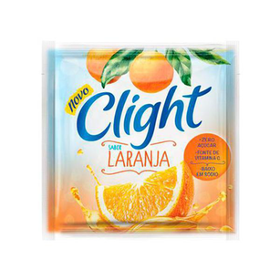 Refresco Em Pó Clight Laranja Zero Açúcar 8G