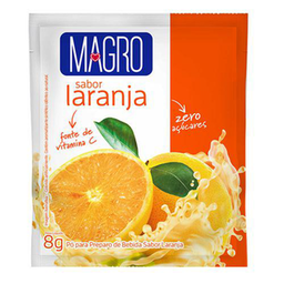 Refresco Magro Sabor Laranja Zero Acucares 8G