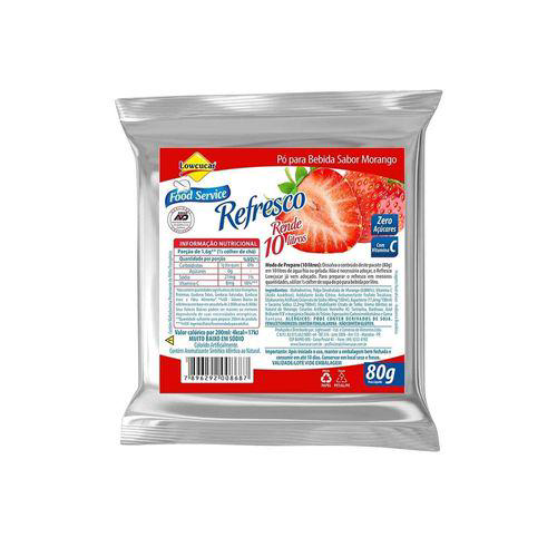 Imagem do produto Refresco Magro Sabor Morango Zero Açucares Refil 80G