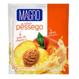 Refresco Magro Sabor Pessego Zero Acucares 8G