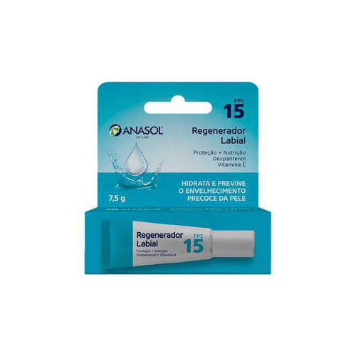 Imagem do produto Regenerador Labial Anasol Fps 15 Com 7,5G
