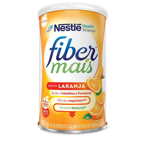 Regulador Intestinal Fibermais Sabor Laranja 170G