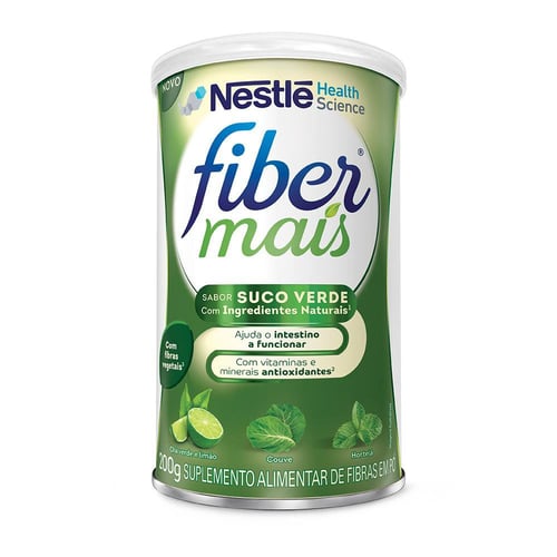 Regulador Intestinal Fibermais Sabor Suco Verde 200G