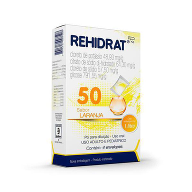 Rehidrat - Pó 50 Laranja 7,625G