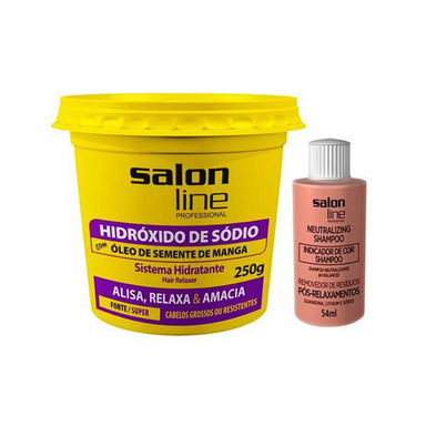 Relaxante Salon Line Hidroxido De Sodio Manga Super 250Gr