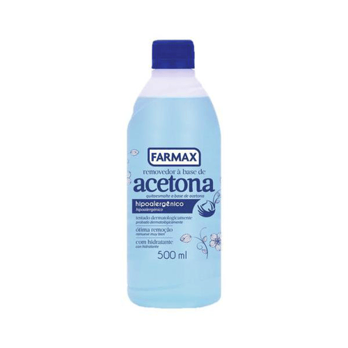 Removedor Base Acetona Farmax 500Ml