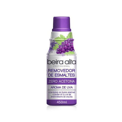 Imagem do produto Removedor De Esmalte Beira Alta Aroma Uva 450Ml