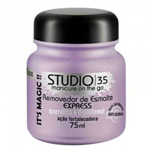 Removedor De Esmalte Express Studio 35 75Ml Queratina E D Pantenol