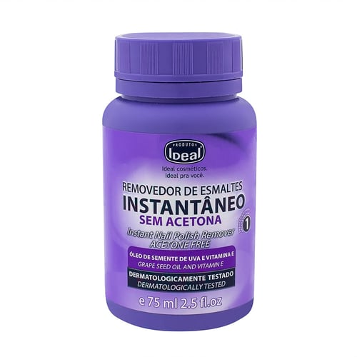 Imagem do produto Removedor De Esmalte Ideal Instantneo Com Semente De Uva Remov.esm.inst.ideal 75Ml C/Sem.uva