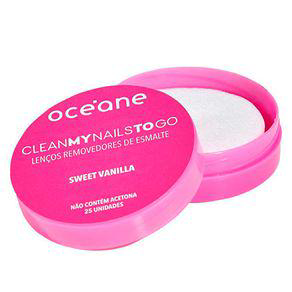 Removedor - De Esmalte Océane Femme C 25 Lenços Umedecidos Roxo Sweet Vanilla
