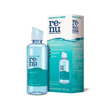 Renu Solução Multiuso Sensitive Com 120Ml