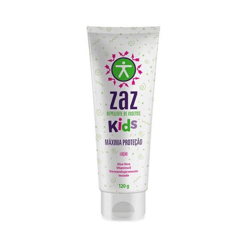 Repelente De Insetos Zaz Kids Loção Com 120G