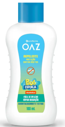 Repelente Infantil Oaz Bob Esponja 100 Ml