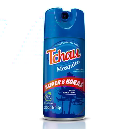 Imagem do produto Repelente Tchau Mosquito Super 8 Horas Aerosol Com 200Ml