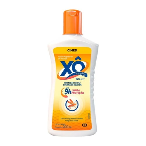 Repelente De Insetos Xô Inseto Longa Proteção - Com DEET Loção 200Ml