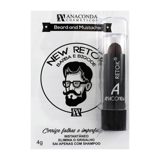 Imagem do produto Retok Anaconda Barba E Bigode Cor Preto