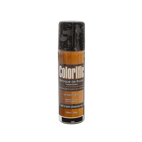 Imagem do produto Retoque Instantneo De Raízes Colorific Preto 120Ml