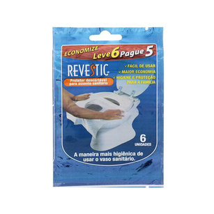 Imagem do produto Revestic Protetor Sanitario Descartavel Leve 6 Pague 5