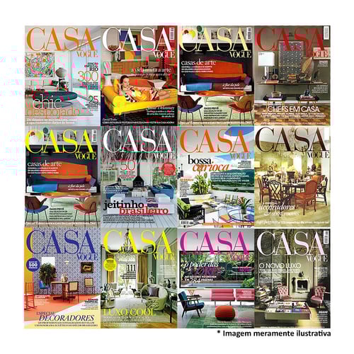 Imagem do produto Revista Abril Casa Vogue Brasil