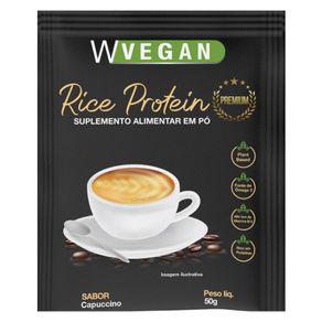 Imagem do produto Rice Protein Premium Super Green Capuccino Wvegan Sachê 50G