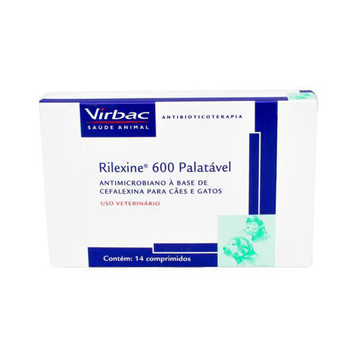 Imagem do produto Rilexine 600Mg Antimicrobiano Para Cães E Gatos