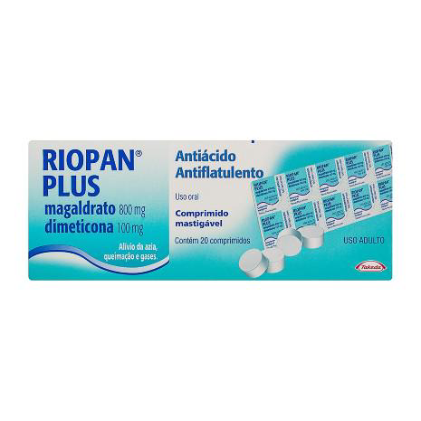 Riopan - Plus 20 Comprimidos