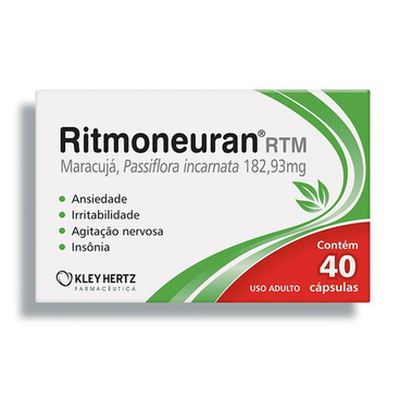 Ritmoneuran Rtm 182 + 93Mg Com 40 Cápsulas