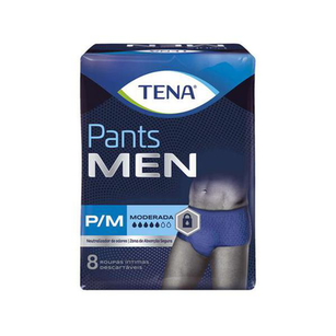 Imagem do produto Roupa Íntima Descartável Tena Pants Men Tamanho P/M Com 8 Unidades