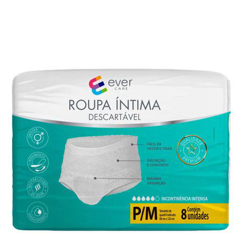 Imagem do produto Roupa Íntima Ever Care P/M 8 Unidades