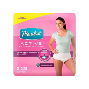 Imagem do produto Roupa Íntima Plenitud Femme G/Xg 8 Unidades