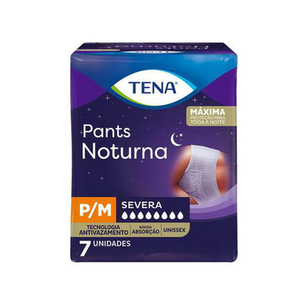 Roupa Íntima Tena Pants Noturna Tamanho P/M 7 Unidades