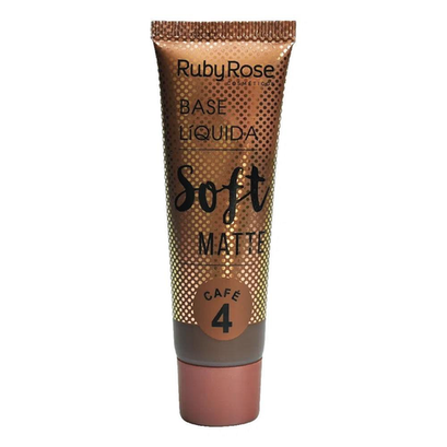 Imagem do produto Ruby Rose Base Soft Matte 29Ml Café 04