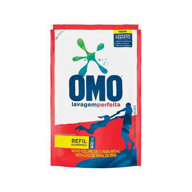 Imagem do produto Sabão Líquido Omo Lavagem Perfeita Refil 900Ml
