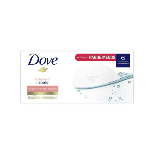 Imagem do produto Sabonete Barra Dove Micelar 90G Com 6 Unidades Leve Mais Pague Menos