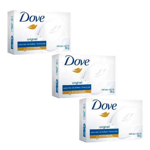 Sabonete Dove Cremoso 90G 3 Unidades