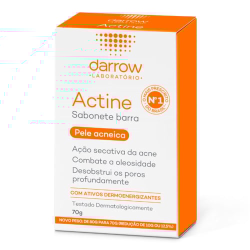 Imagem do produto Sabonete Em Barra Actine Pele Acneica Com 70G