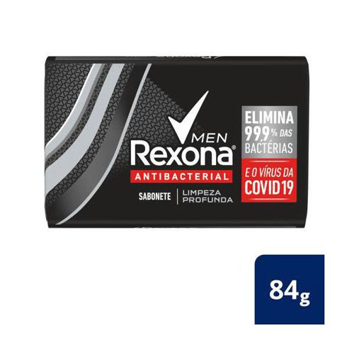 Imagem do produto Sabonete Em Barra Antibacteriano Rexona Men Limpeza Profunda 84G