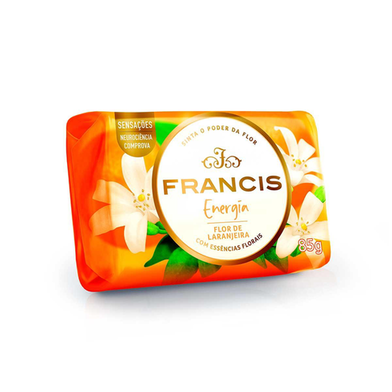 SABONETE BARRA FRANCIS SUAVE 85G LARANJA