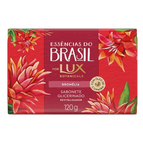 Sabonete Em Barra Lux Botanicals Essências Do Brasil Bromélia Com 120G