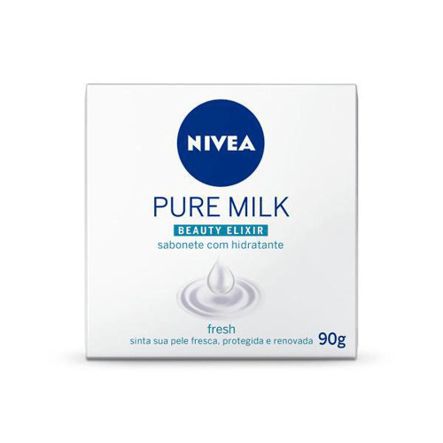 Imagem do produto Sabonete Em Barra Nivea Pure Milk Fresh Com 90G